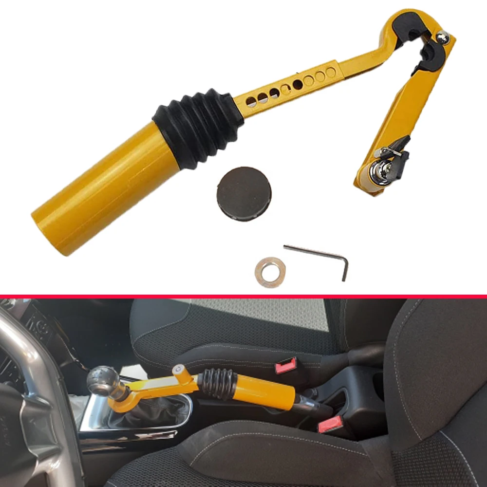 Car Handbrake Lock Portable Anti-Theft Security Hand Brake Shift LockFits Manual and Automatic Cars, Anti-Theft Device