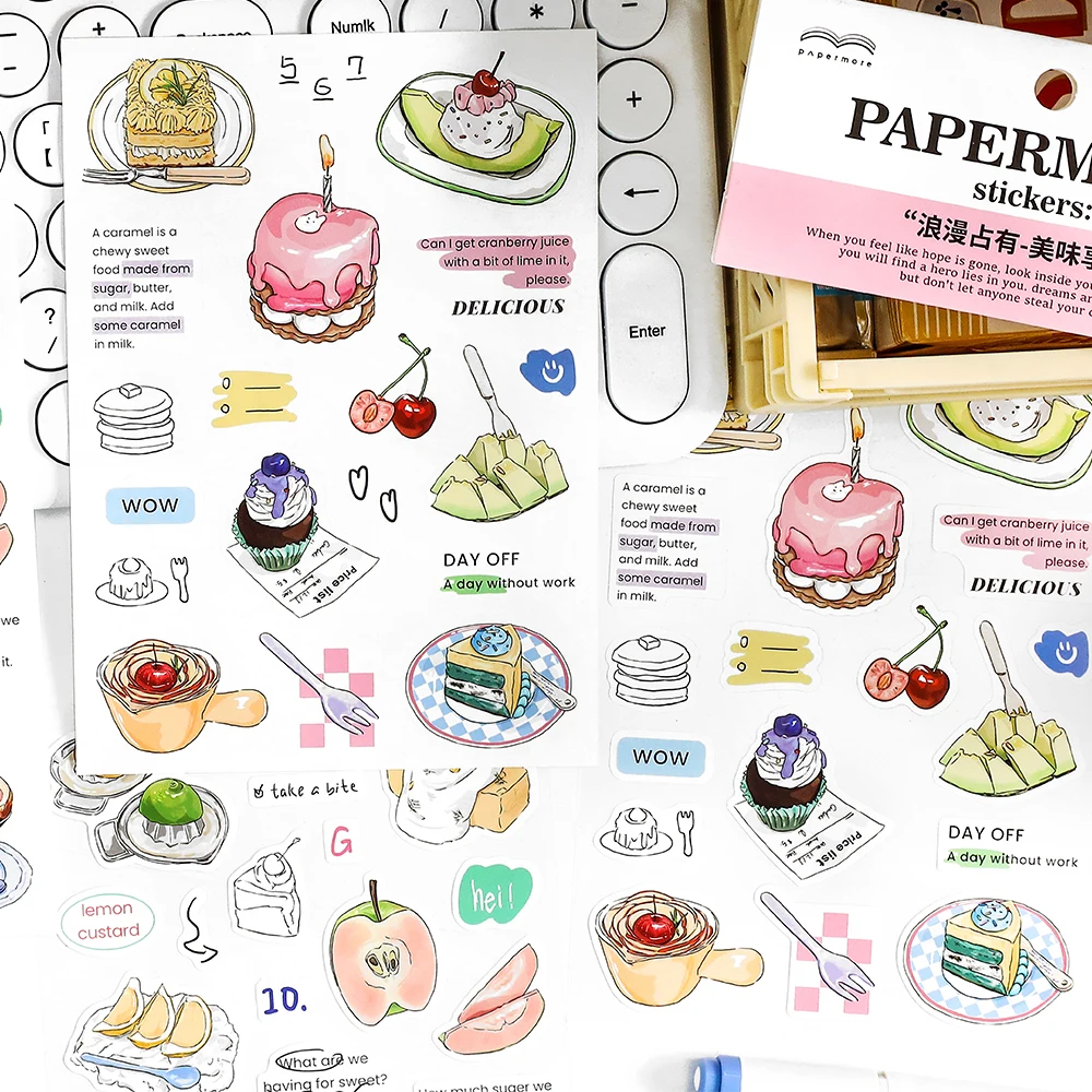 16Packs/Lot Romantische Bezit Serie Retro Decoratie Label Sticker