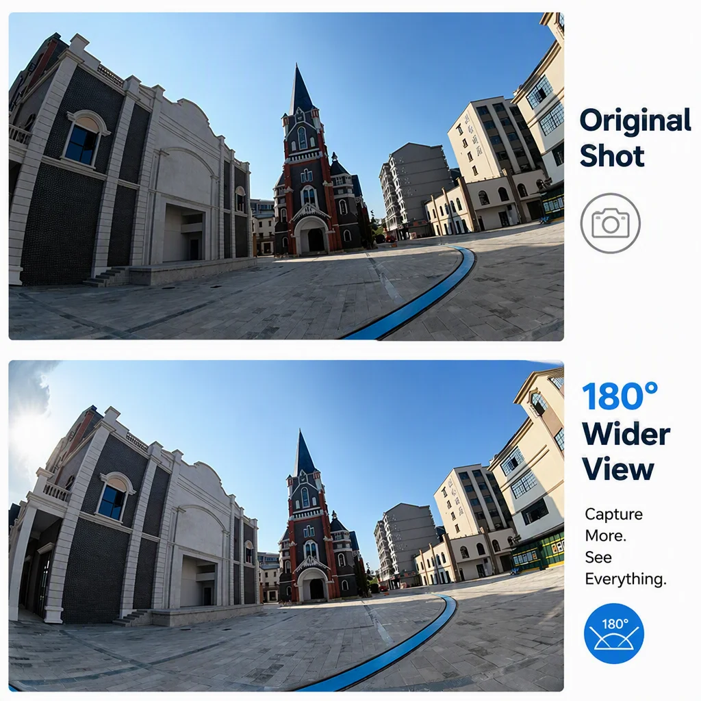 Ultra Gran Angular 185 ° Len - Photography High Angle reseña y precio