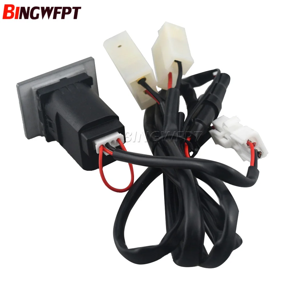 USB Charger Socket Fast Charge Adapter Type-C PD Power Outlet Switch for Ford Focus 2 mk2 2009 2010 2011 Car Accessories