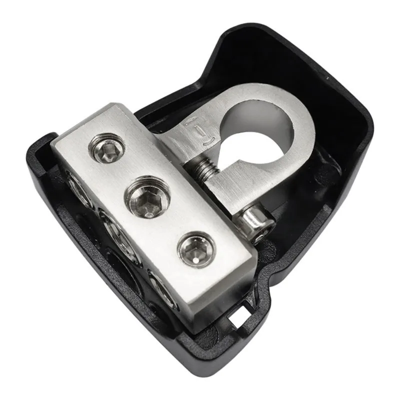 

Клеммы для автомобильного аудиооборудования BT38: разъемы для плюсовых и минусовых клемм аккумулятора и шина 0GA/4GA