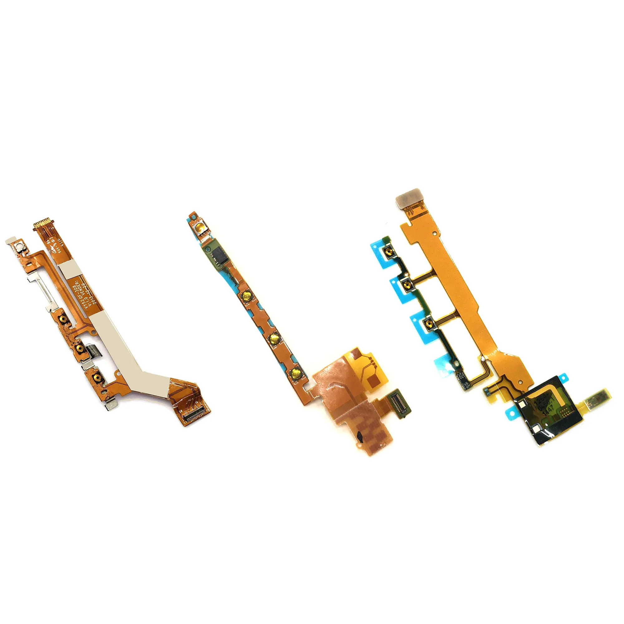 For Sony Xperia C3 Z L36H LT22 Power Switch On Off Button Cable M2 M4 M5 T2 Volume Up down Buttons Flex Cable Repair parts