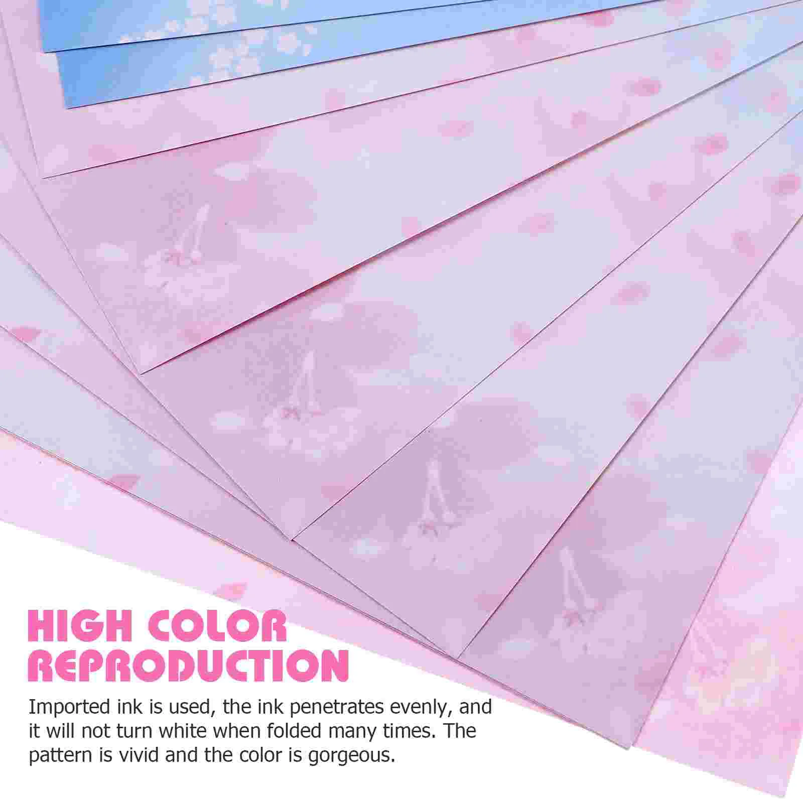 50 Sheets Paper Pastel Origami Bulk Square for DIY Cardstock Craft Kit Child