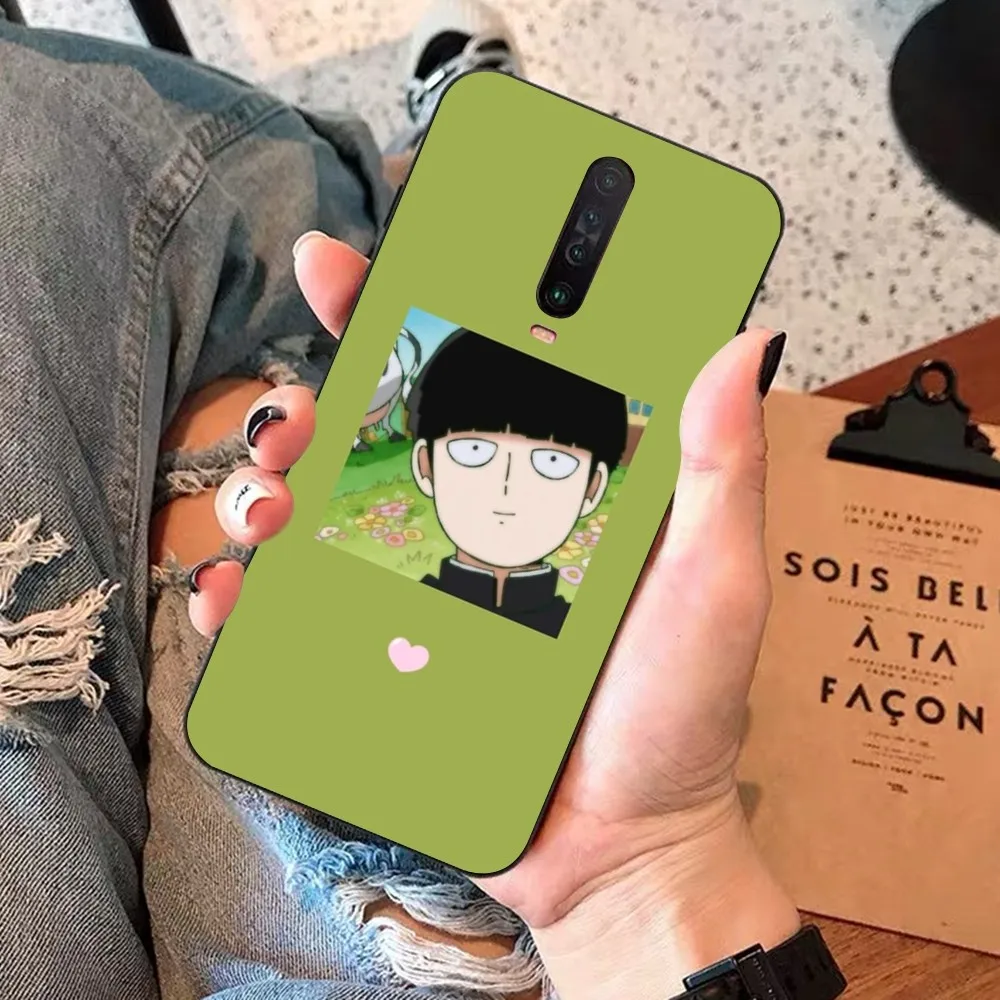 Anime Mob Psycho 100 Telefoon Case Voor Redmi 5 6 7 8 9 10 plus pro 6 7 8 9 EEN GAAN K20 K30 K40 pro plus F3 Fundas