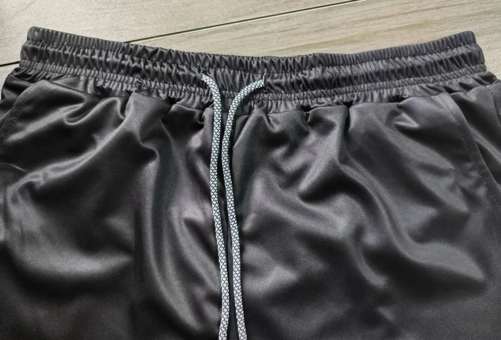 Pantaloncini fitness stampati con faccina sorridente da uomo Pantaloncini a doppio strato Pantaloncini da esercizio per il tempo libero all'aperto fitness 2 in 1 ad asciugatura rapida M-3XL