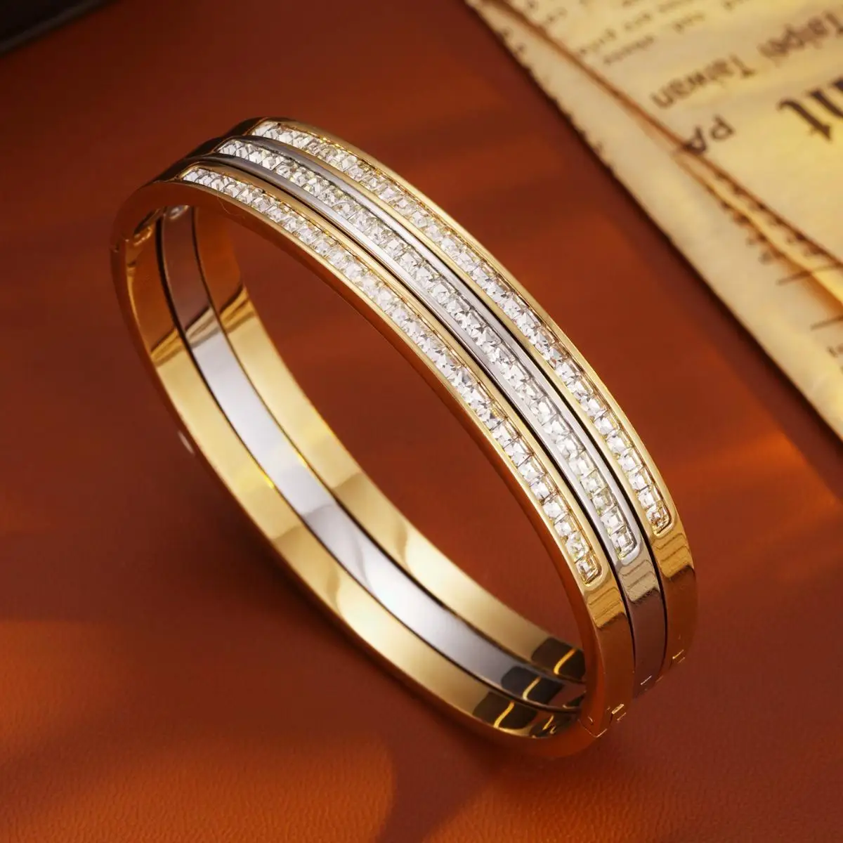 INS Simple 316L Nail Light Luxury Stainless Steel Jewelry Women's High Quality Bracelet Multi Functional Non-fading Hand Jewelry image 4