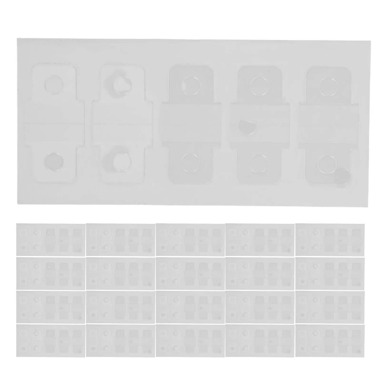 

Прозрачные самоклеящиеся наклейки-протекторы для перфорированных листов, для папок-скоросшивателей, альбомов для скрапбукинга