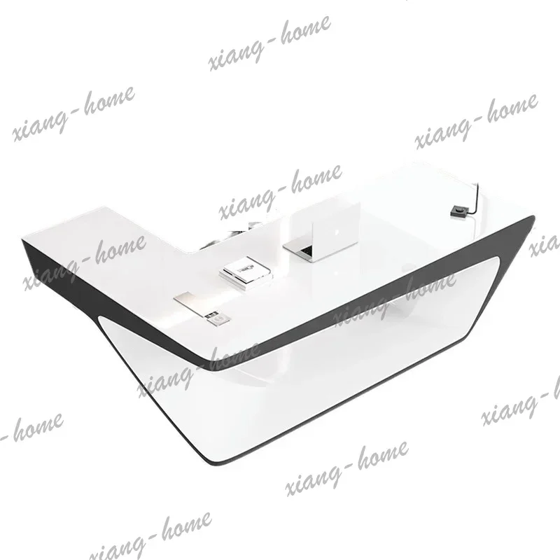 Factory Direct Big Modern Aesthetic Office Desk Equipment Cool Clearance Studying White Office Desk Corner Drawers Mesa Escrivan