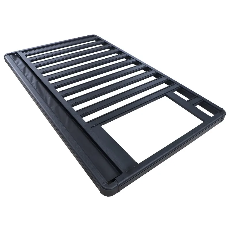 Off-road SUV Roof Rack Expansion Platform Hidden Side Tent Canopy Integrated Aluminum Alloy Shelf Frame