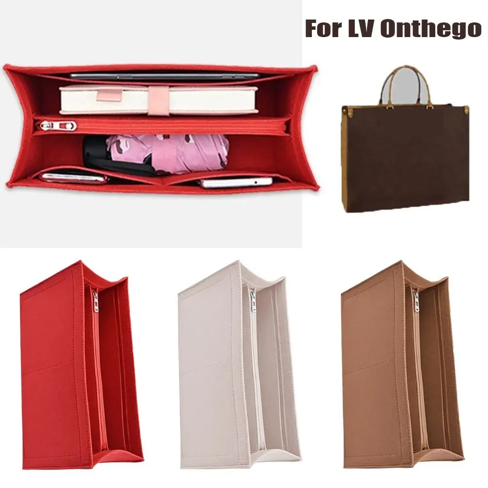 Tidy Felt Handbag Insert Bag Bag Support Cosmetic Storage Internal Bag Organization Bag Organiser For LV Onthego