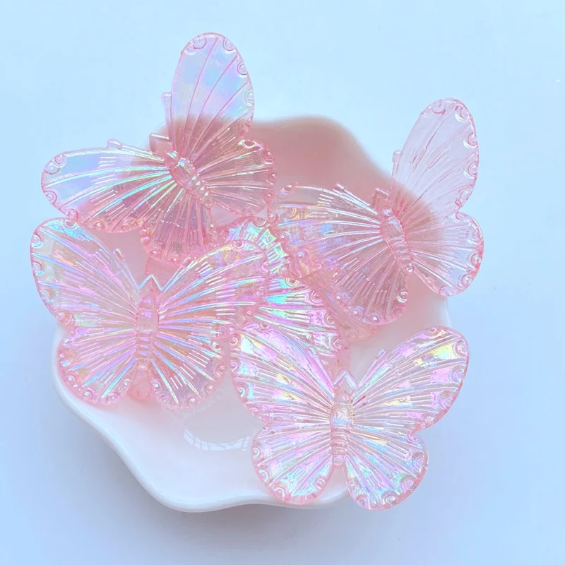 10Pcs New Resin Mini 20*40mm Little Butterfly Series Flat back Scrapbooking DIY Jewelry Craft Decoration Accessories