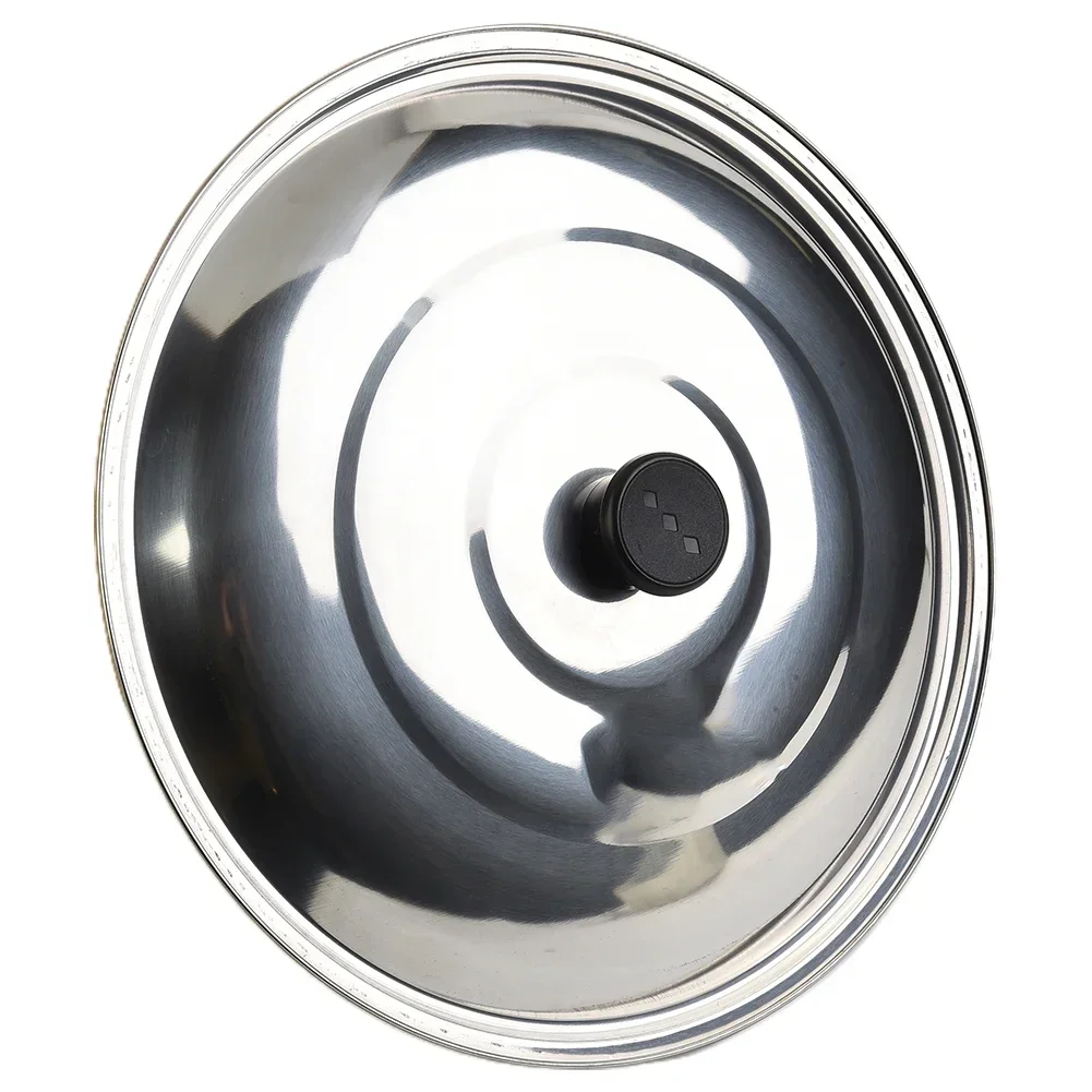 32/34/36cm Stainless Steel Pot Cover Lid Saucepan Wok Frying Milk Pan Lids Household Home Cookware Parts