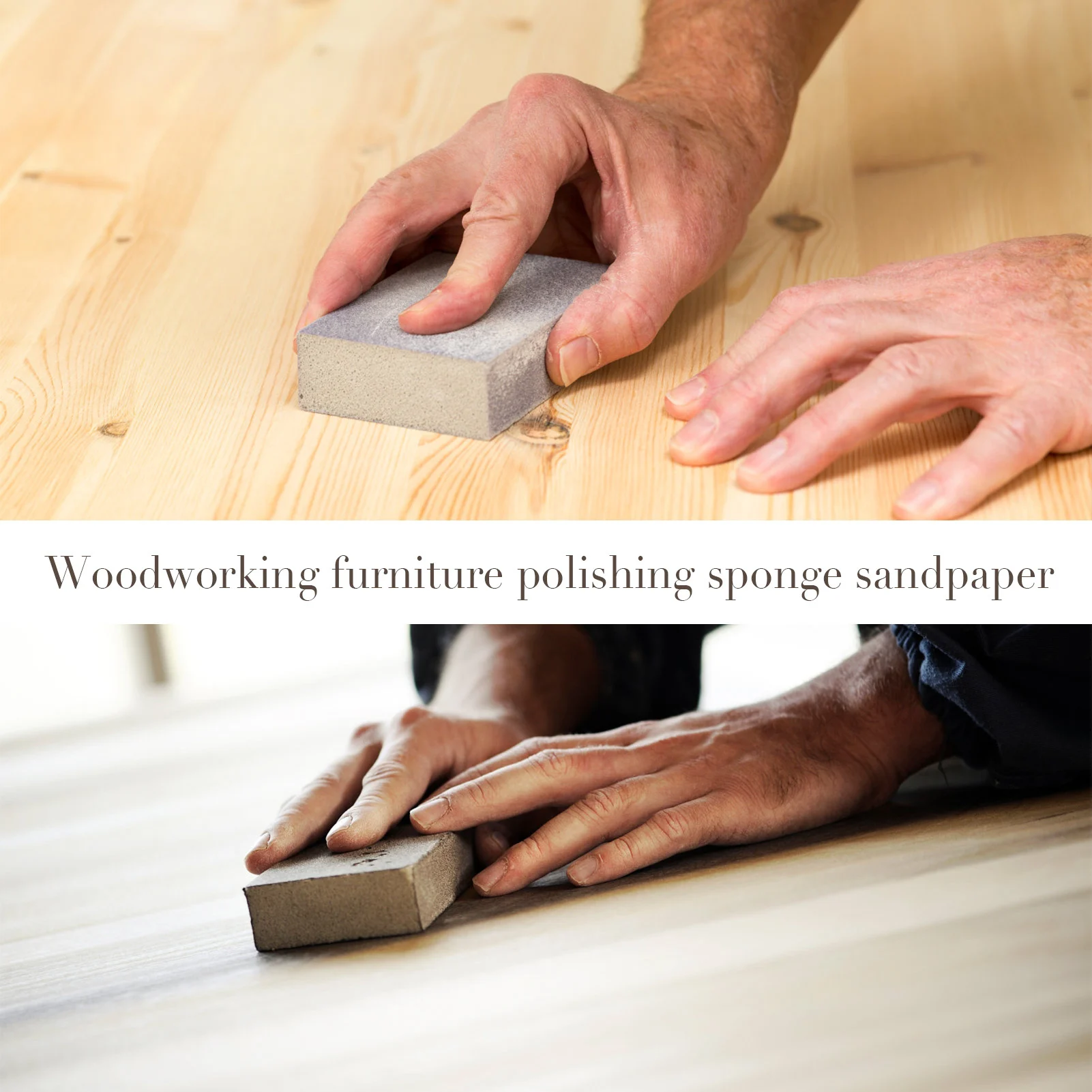 New Hot Sanding Sponge Blocks Double Sided Sponge Sandpaper Sanding Block for Wooden Drywall Sheetrock