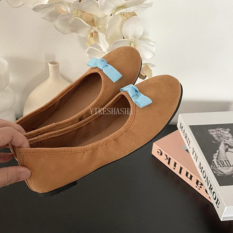 2024 New Spring Summer Flat Ballet Shoes Women's Mary Jane Shoes Ballet Flats Women Zapatos Mujer Women Flat Shoes