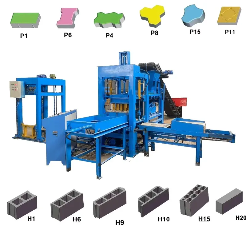 Multifunctional Hydraulic Automatic 2-Hole Cement Brick Making Machine Gear Components Reliable Engine Bearing Easy Operation