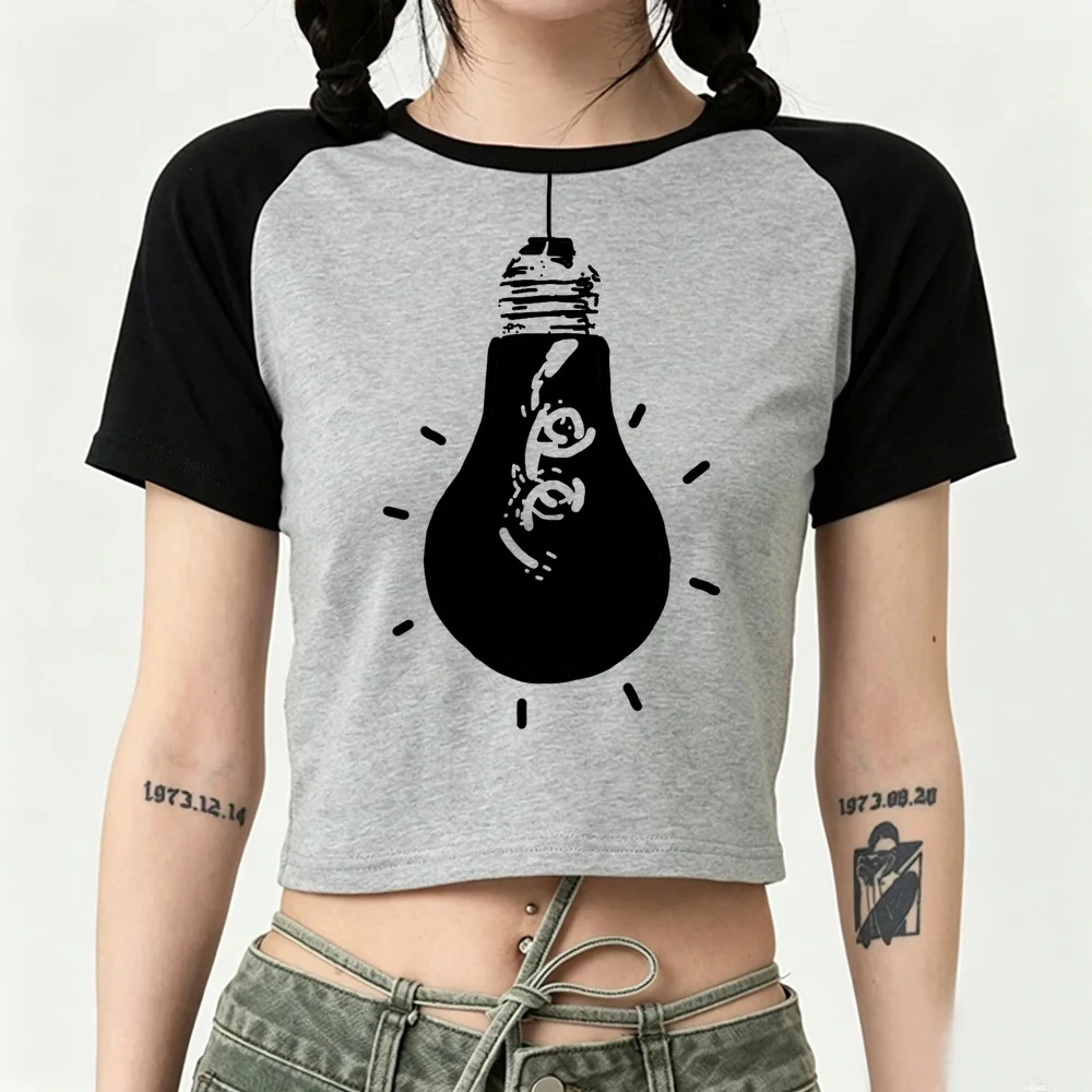 Omori crop top shoujo streetwear alternative  dollette manga kawaii t shirt cute kawaii scene  gothic grunge