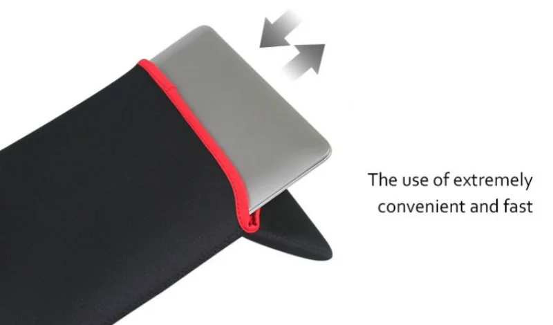 حقيبة كمبيوتر محمول رفيعة للغاية حافظة حماية كاملة لجهاز Apple iPad Macbook Dell Lenovo ASUS Xiaomi Notebook Computer 9 "-17"