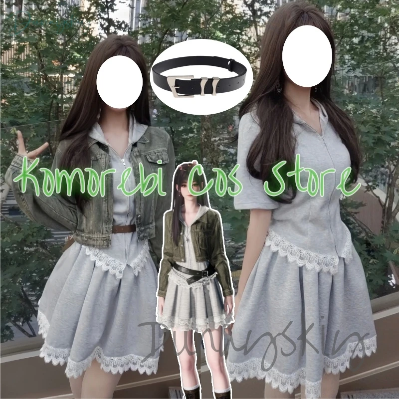 

Love and Deepspace Heroines Green Coat Cosplay Costume Dress Emerald Cadence‌ Halloween Carnival Party Play Role Clothes