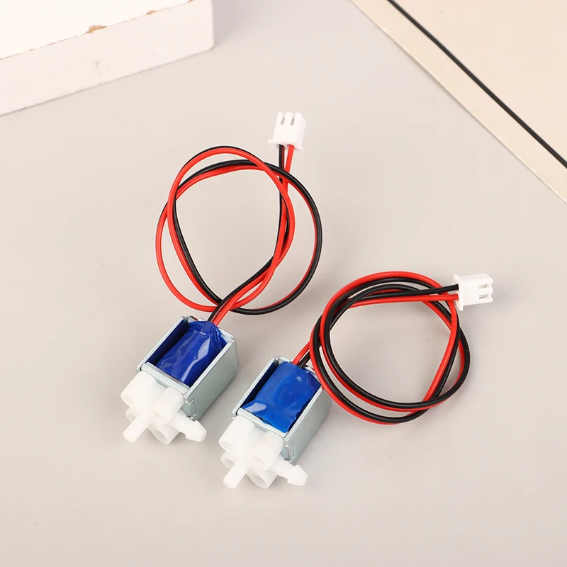 Solenoid Valve Miniature Design, DC 3.7V 6V 12V, Electrically Controlled Water & Exhaust Valve, Bidirectional, Normally Closed