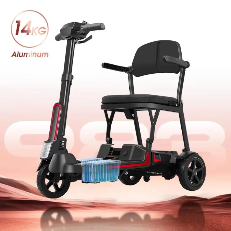 Export electric vehicle household electric folding scooter electric scooter by plane disabled scooter