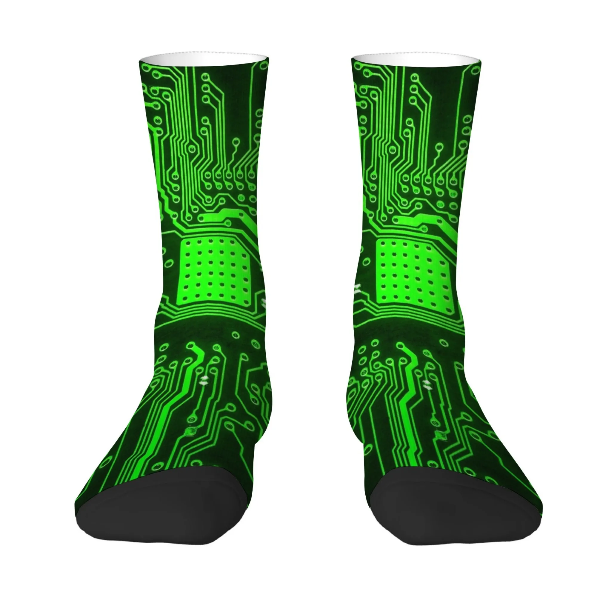 Fluorescent Chip Printed Men's Socks Non-slip and Skin-friendly Socks Funny Fashionable Harajuku Style Socks Happy Gifts