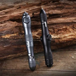 Multi-function Fidget Spinner Self Defense Tactical Pen Flashlight Emergency Glass Breaker Outdoor Survival EDC Tools