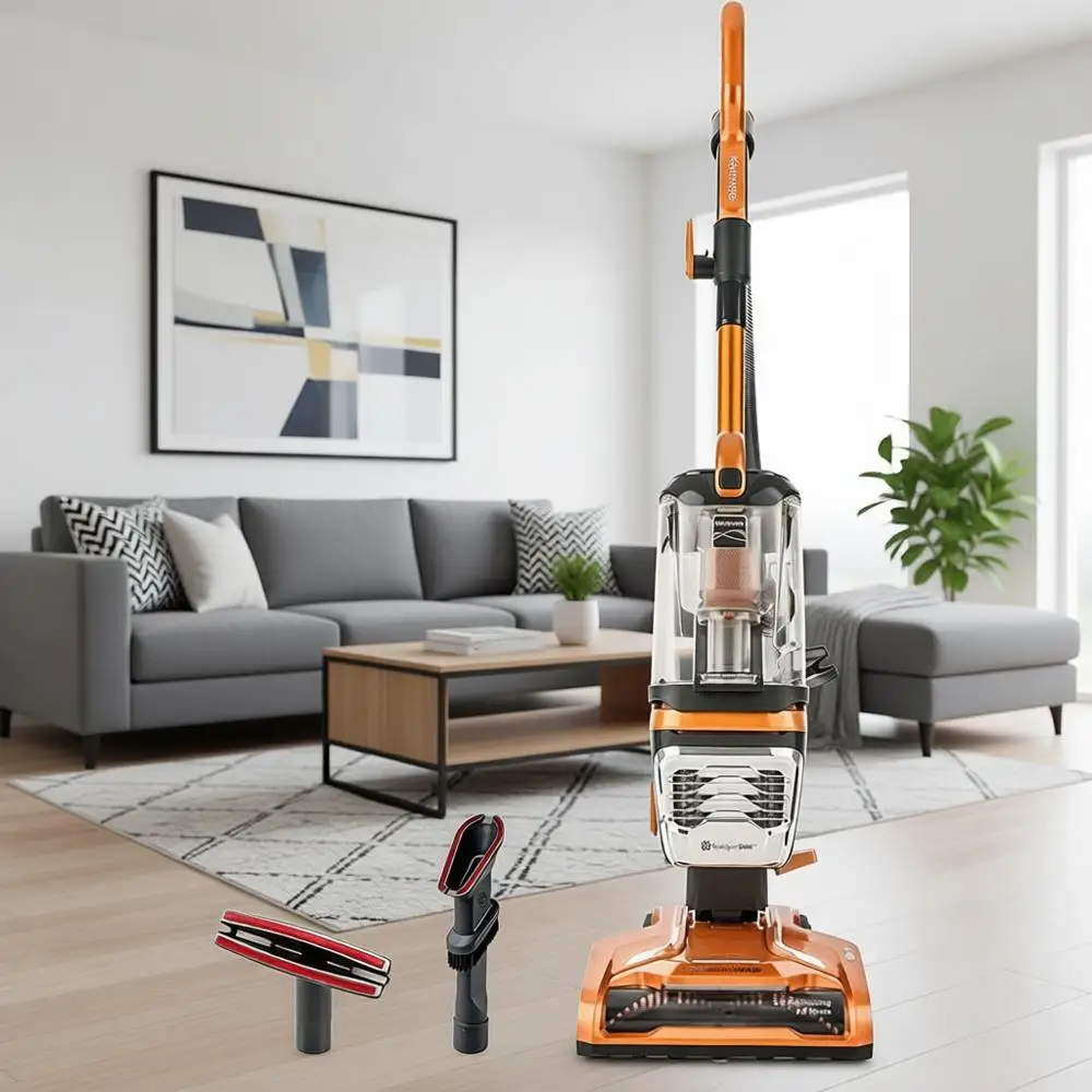 

Вертикальный пылесос Lit-Upright с двумя моторами, мощным всасыванием, легкий, для чистки ковров, с HEPA-фильтром, 2 насадками для уборки или удаления шерсти животных