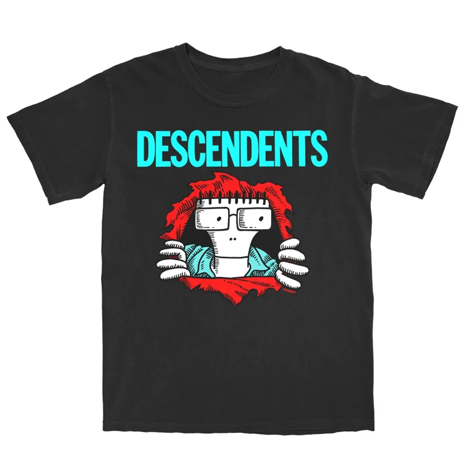 Descendents Band T Shirt Aesthetic Tees Fashion Sports Tops Print T-shirt Fashion Punk Rock T-shirt Casual Loose Clothing Unisex