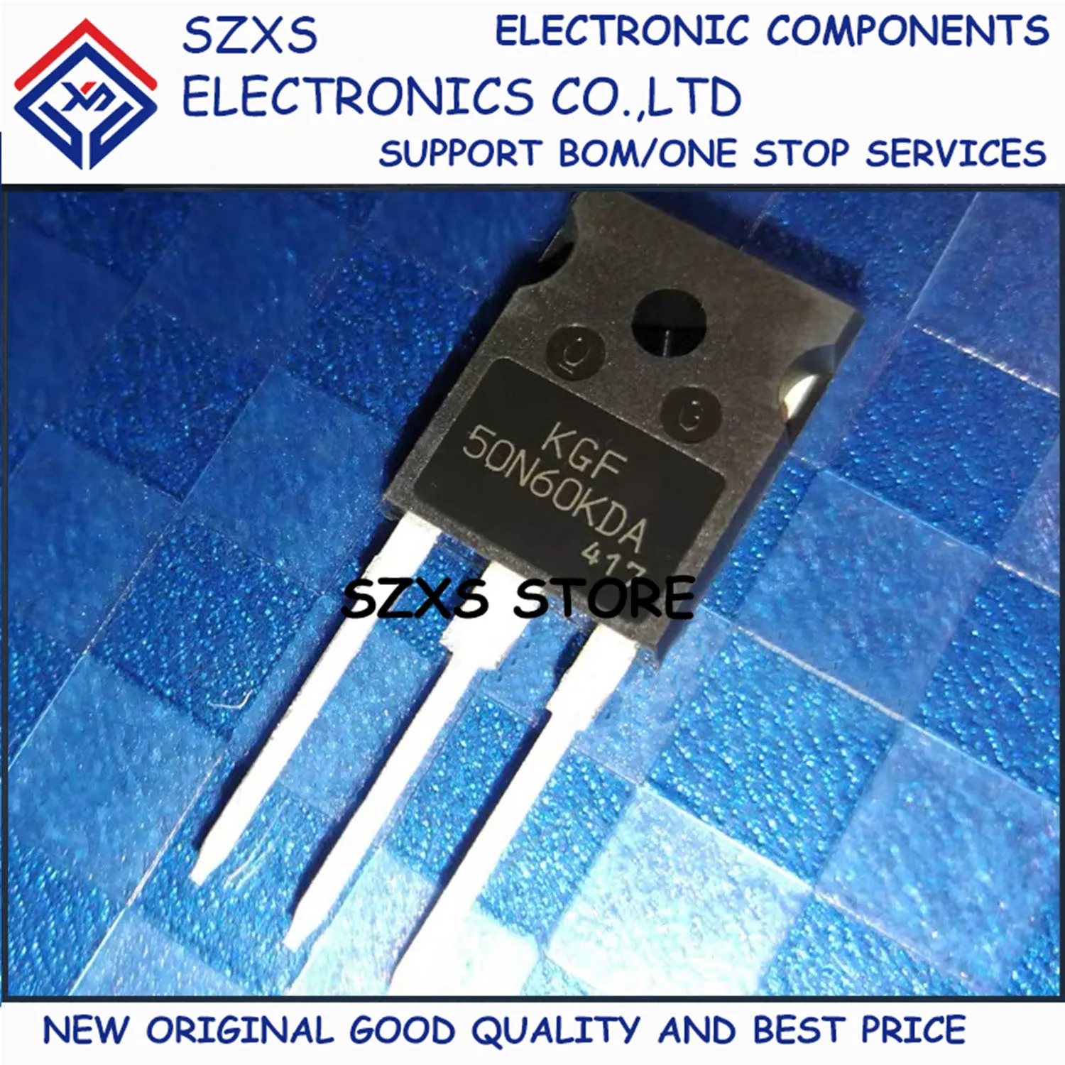New Original 10Pcs KGF50N60KDA TO-247 50A 600V IGBT Field Effect Transistor In Stock Electronic Components Good Quality