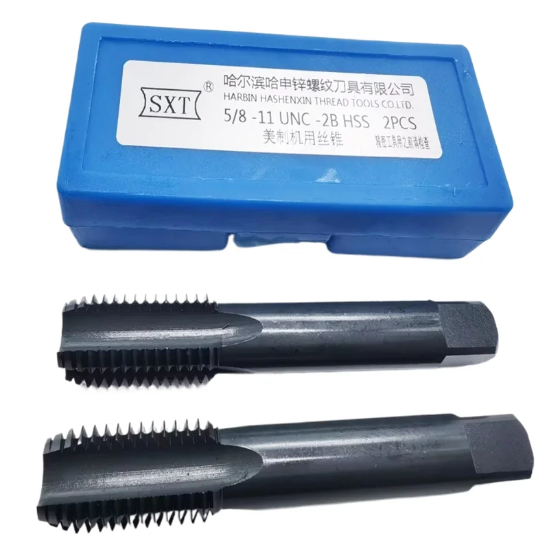 HSS nitriding American straight groove machine tap 0-80 4-40 1/4 3/8 5/16 3/8 1/2, internal thread tapping tool on machine tool