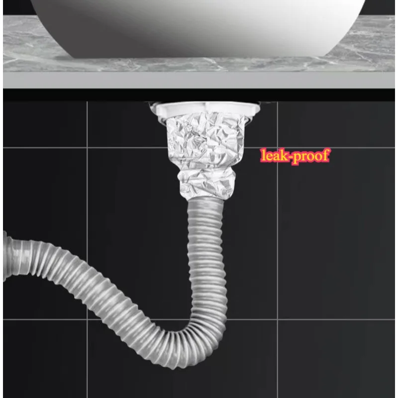 Kitchen Aluminum Foil High-Temperature Tape Cooktop Self-Adhesive Greaseproof Stickers Moisture-Proof Mildew Waterproof Seam Sea