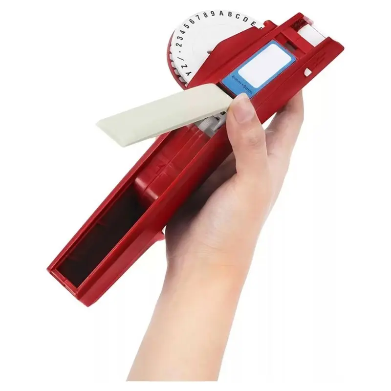 IALJ-DIY Manual Embossing Label Maker,Handheld Labeling Tool,Lettering Tool,M1610 Embossing Label Maker
