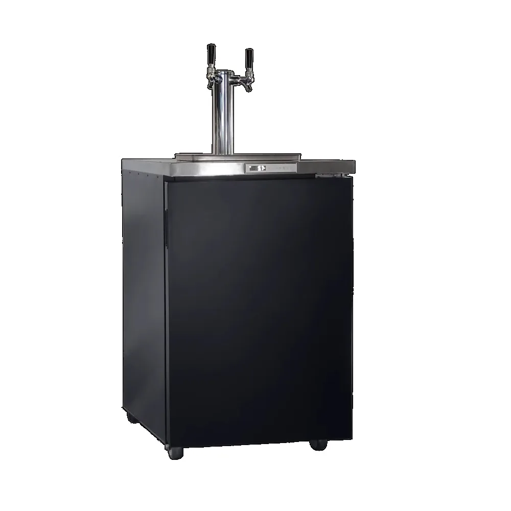 Luftgekühlte Fassbierfassenspendermaschine mit Edelstahl-Wasserhahnturm für Bars/Restaurants