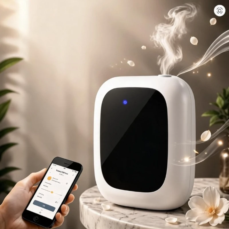 GRTCO 150ml App Control Bluetooth Battery Oil Aroma Diffuser 300m³ Room Aromatherapy Fragrance Air Freshener Scent Machine