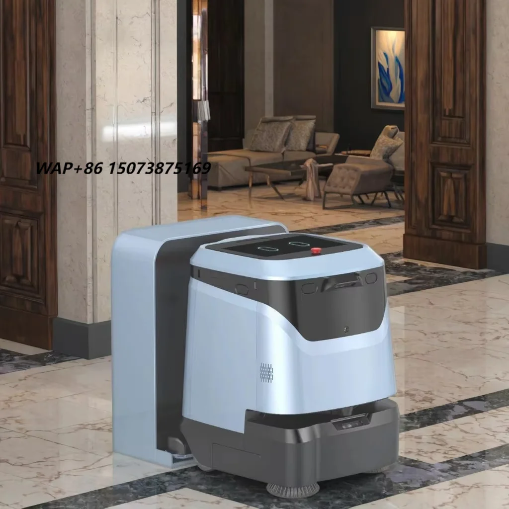 Commercial Cleaning Robot with Large Dustbin for Mall/Intelligent Sweeping Robot with Anti-Collision for Restaurant