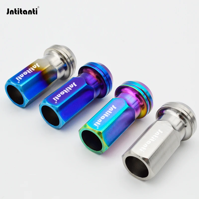 Jntitanti Gr5 titanium wheel PCD  lug nut  M12/M14*1.25/1.5*45mm with free washer