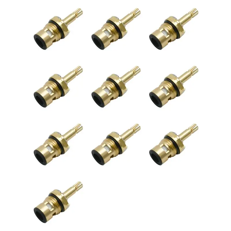 

10X 994053-0070A Bath Kitchen Faucet Replacement Valve Cartridge, 4Z-24H Hot And Cold Brass Replacement Stem-ABQU
