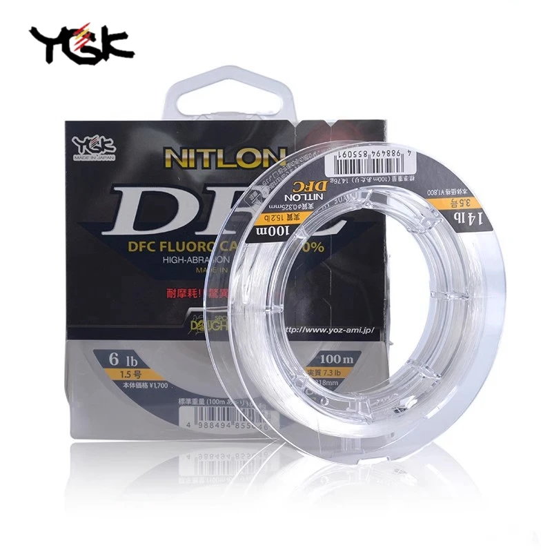 YGK DFC Fluorocarbono - Línea 100m 4LB-30LB - imagen 3