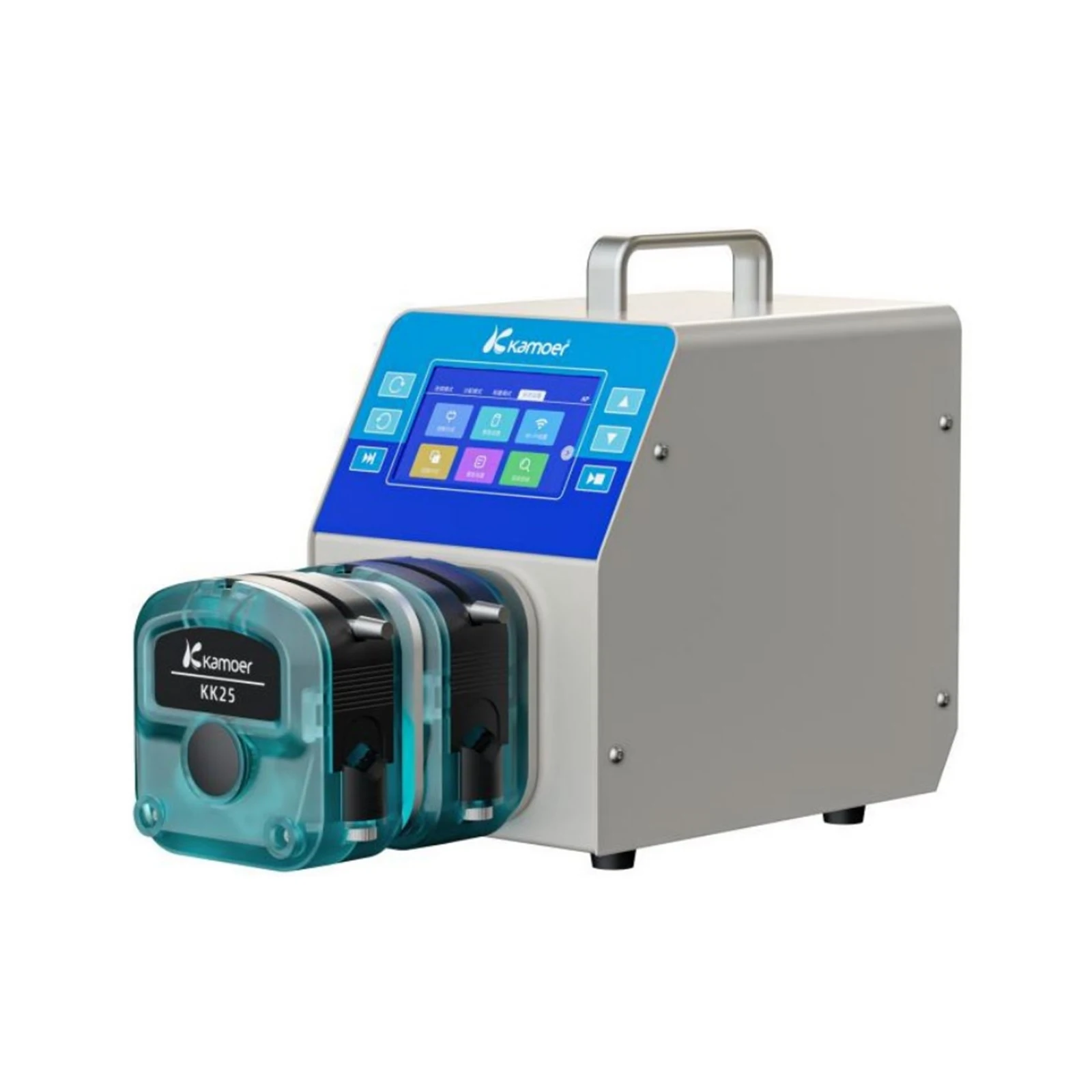 AIP-KK25-2 Peristaltic Pump High Flow Adjustable Pump 6000ml/min, Remote RS485 Analog Foot Switch100-240VAC for Laboratory