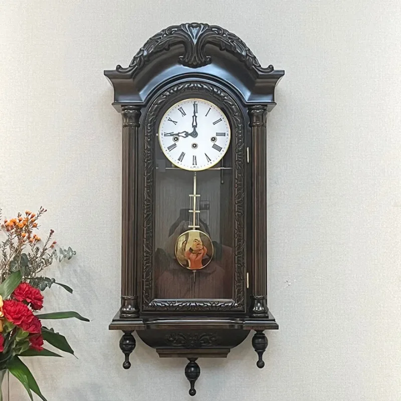 Relógio central da sala de estar Relógio de parede simples e moderno