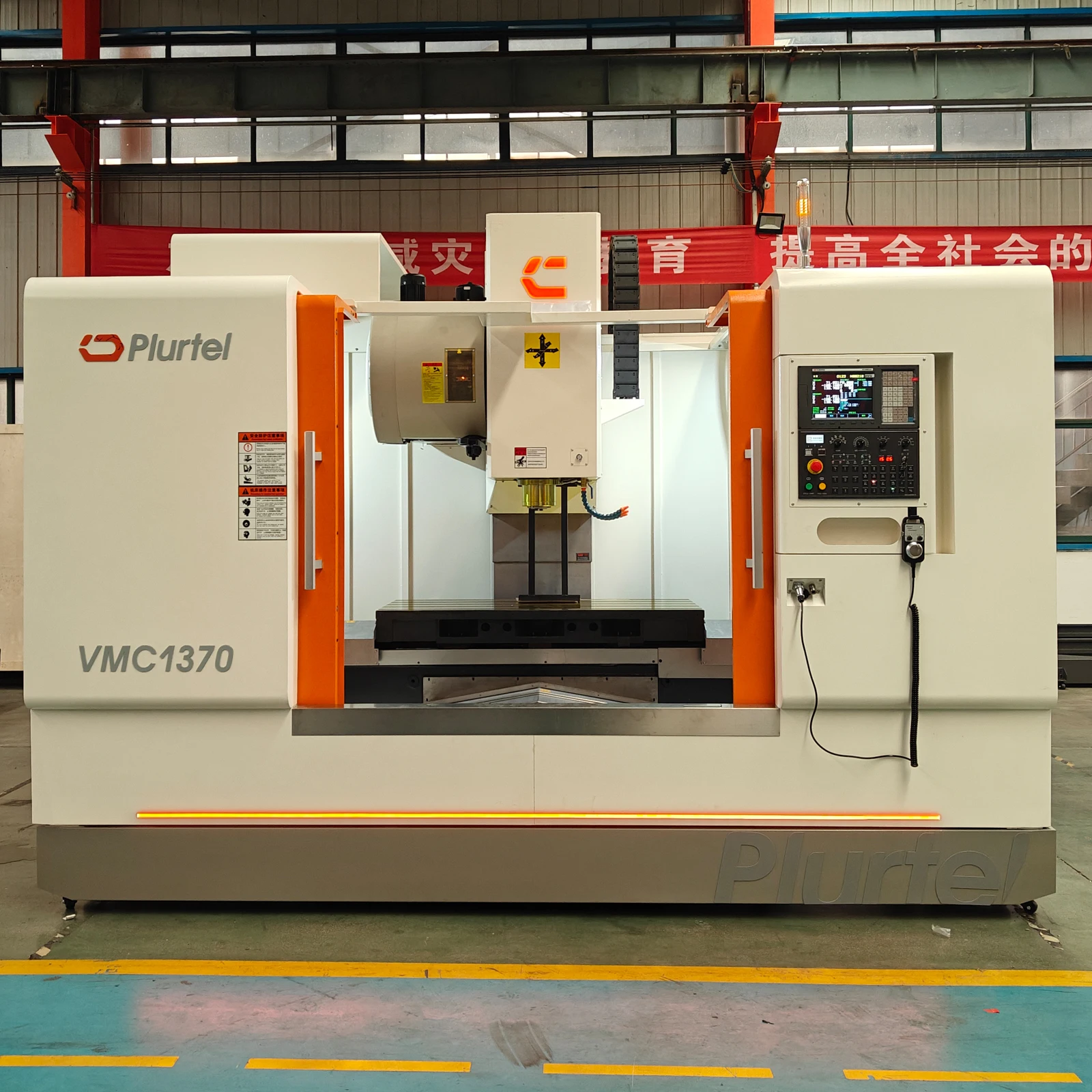 VMC1370 Automatic CNC Milling Machine Single Spindle BT40 Taper GSK Machining Center Metal Vertical Milling Machine