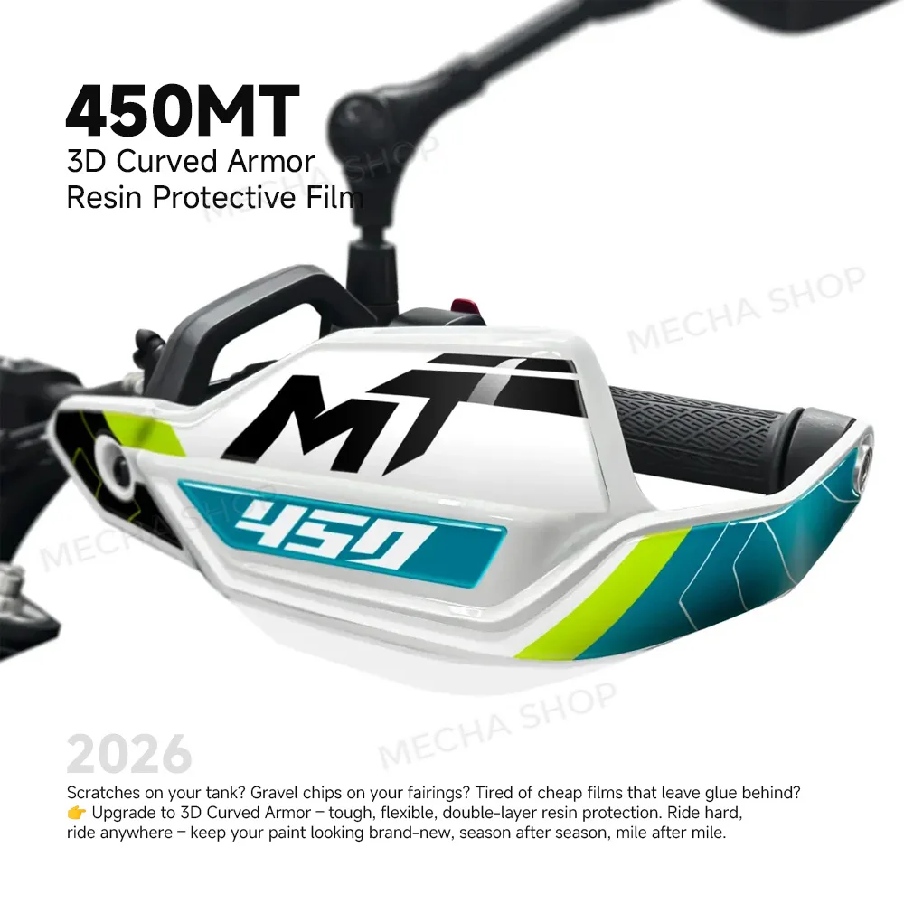 450mt stickers Handguard Stickers for CFMoto 450 MT 2026