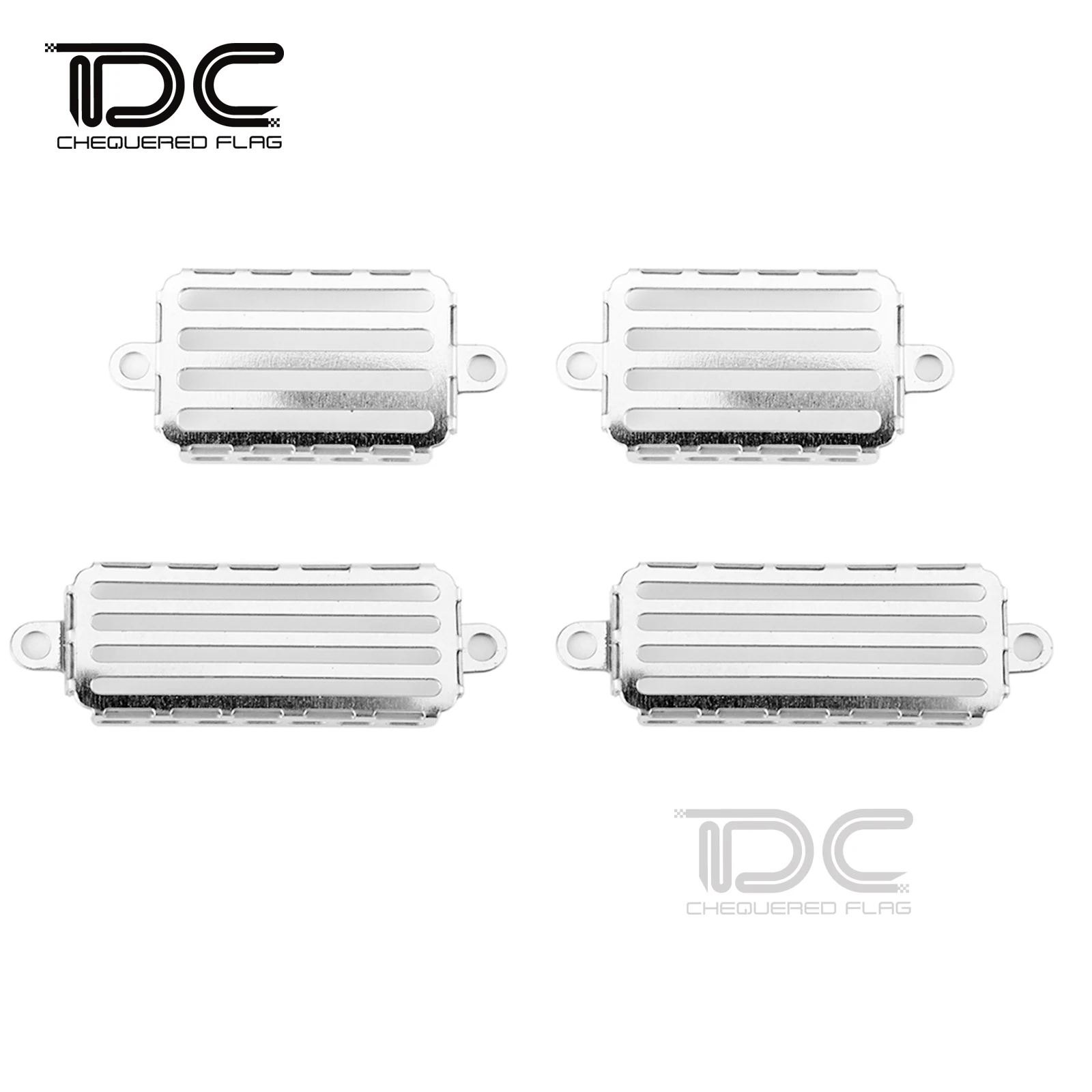 4pcs Metal 3D Lamp Guard Light Cover for 1/16 MINI WPL D12 Truck RC Wagon Car Front x Rear Remote Control Spare Part Upgrade