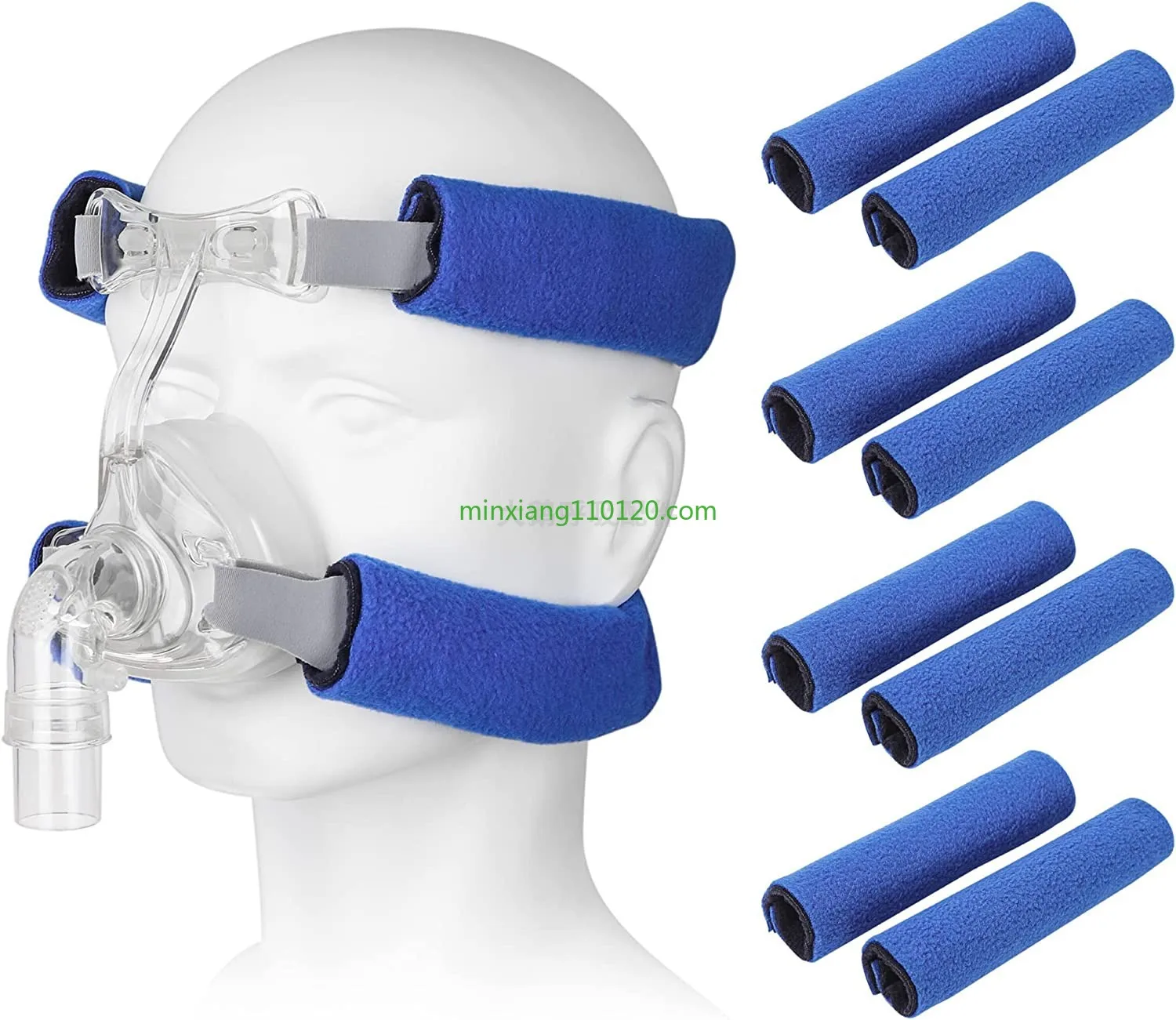 

Universal CPAP respirator headband protective pad double mask decompression belt respirator accessories anti-mark pad