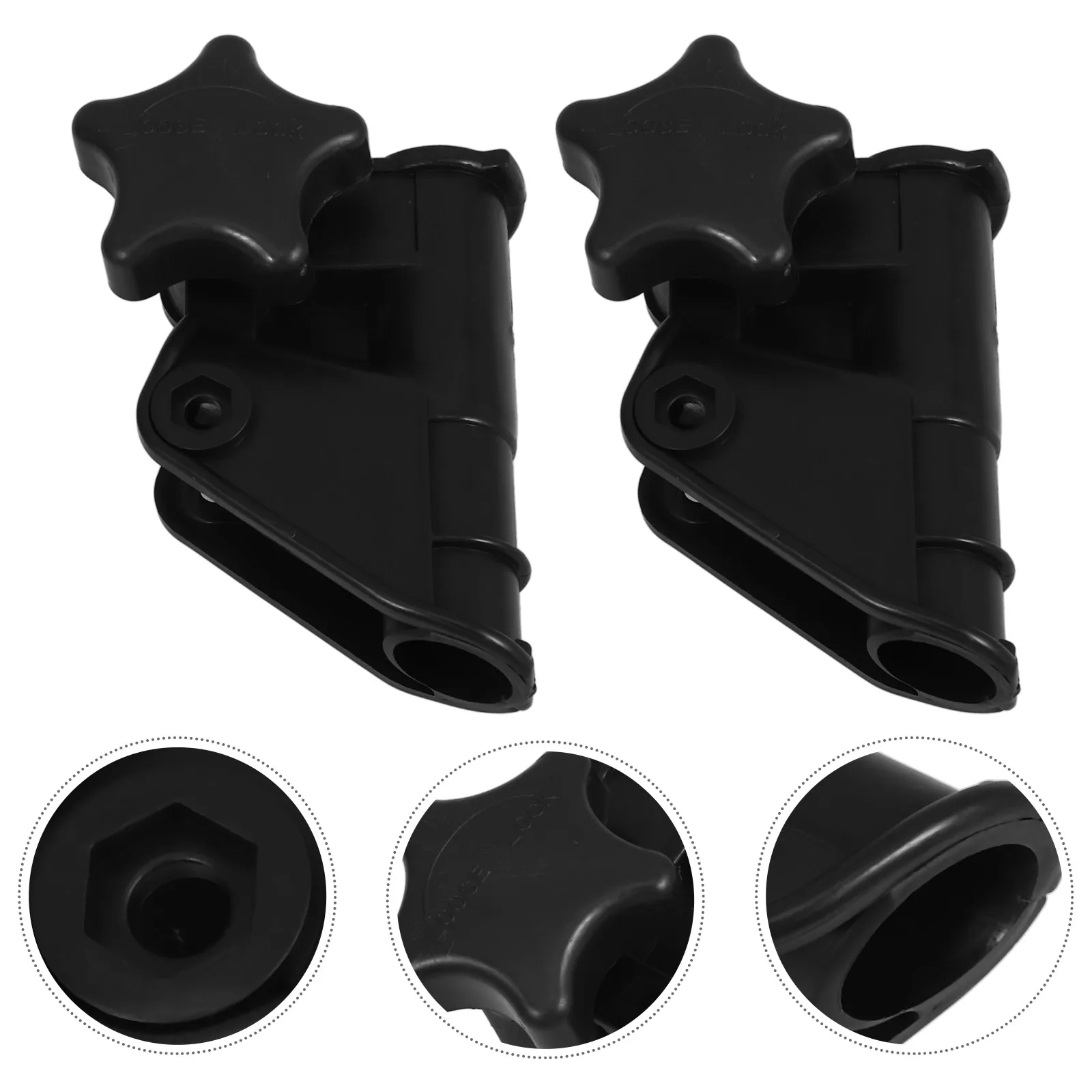 Piezas de plástico, tubo redondo de 20mm, hebilla de ajuste de silla plegable, accesorios de Camping, Kit de reparación de bisagra de sofá para playa