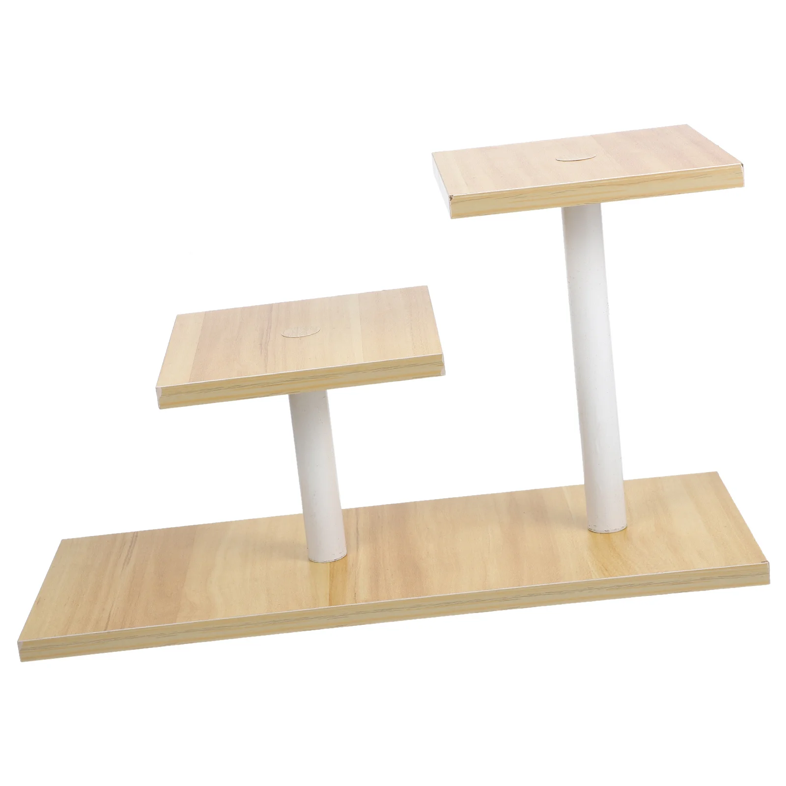 

3-Tier Plant Pot Stand Indoor Window Sill Bonsai Holder Elegant Metal and Wood Design for Home Office Plant Shelf Window