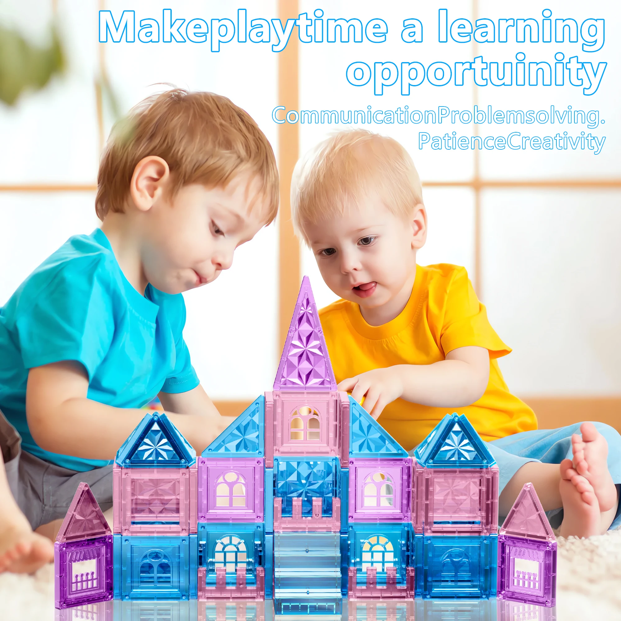 Film magnétique Ice and Snow World, jouet cognitif à structure créative, adapté aux cadeaux d'anniversaire pour garçons et filles de plus de 3 ans