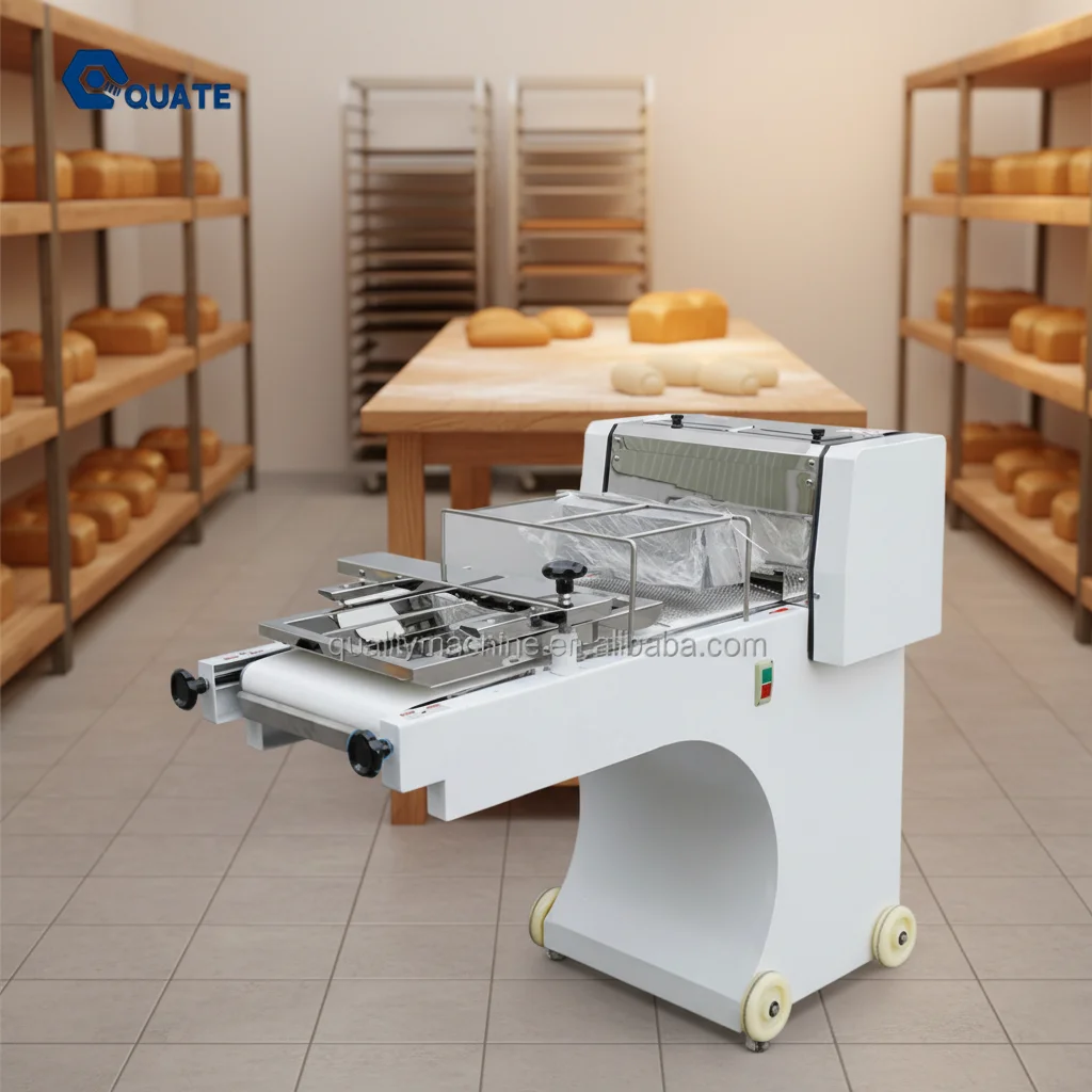 380MM  Loaf Toast Bread Bakery Equipment Toast Making Machine Baguette Dough Forming Machine