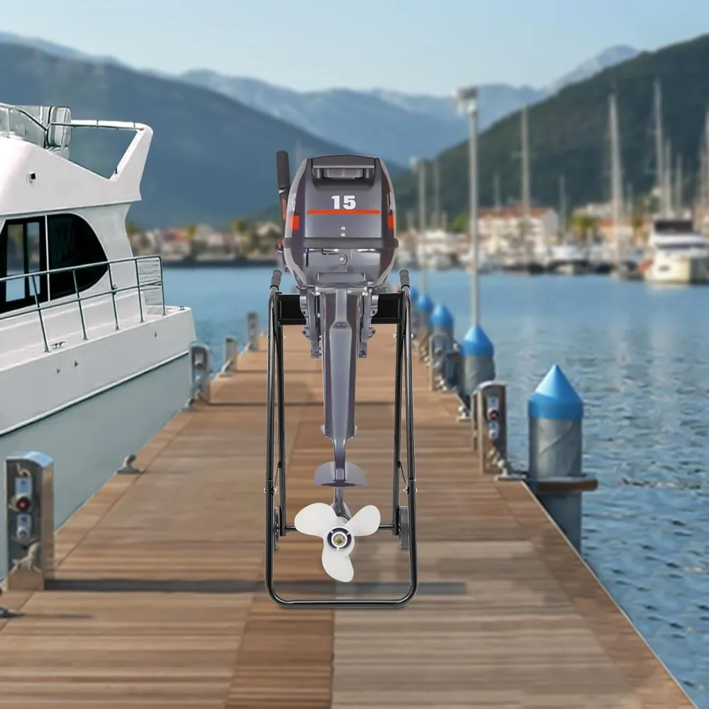 

Outboard Motor Engine Trolley Stand Foldable Trolley Engine Stand Boat Outboard Motor Cart Heavy Duty Carrier Cart for Motors