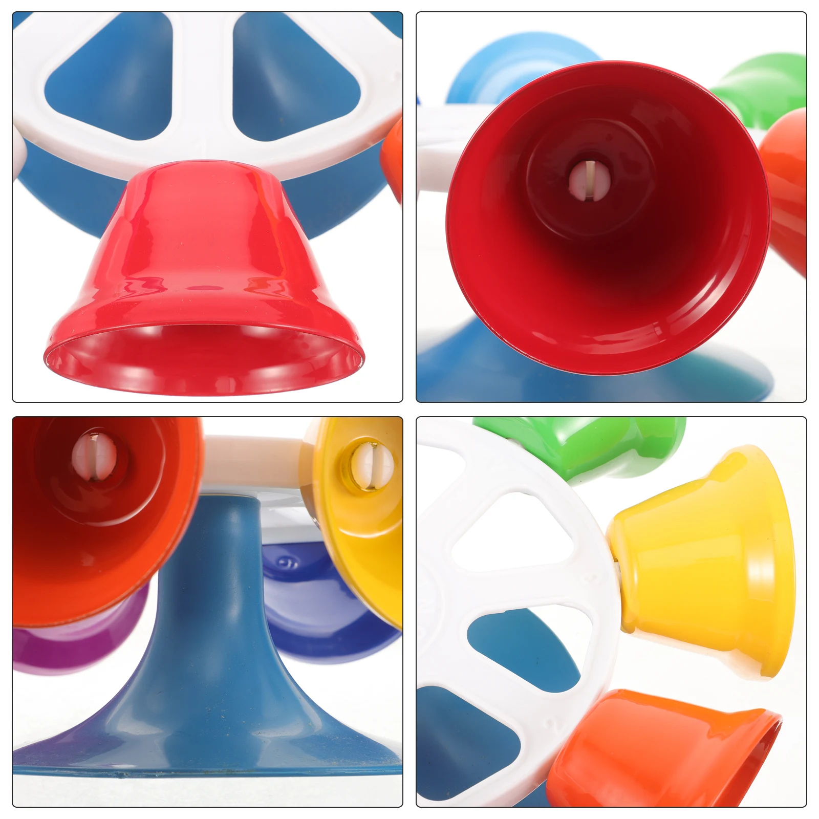 

1 set 8-Tone 8-Notes Kids Musical Instruments Hand Bells Educational Percussion For Children School Creative Colorful Metal Bell